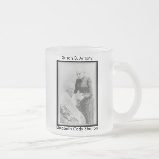 Tasse Givré Chariot Stanton et Susan B. Anthony d'Elizabeth (Droit)