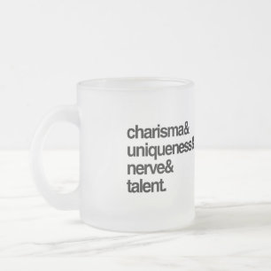 Tasse Givré Charisme Unicité Nerf et Talent