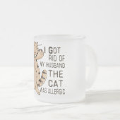 Tasse Givré Chat allergique (Devant droit)