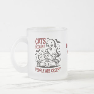 Tasse Givré Chat d'Halloween sur mesure