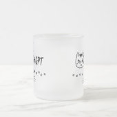 Tasse Givré Chat GPT IA drôle Pixel Cat / Citation Tech de Cha (Centre)