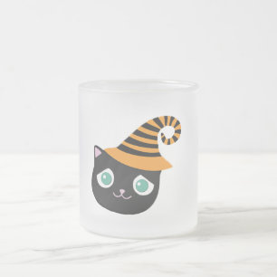 Tasse Givré Chat noir aux yeux tristes et Casquette lunatique
