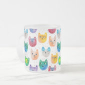 Tasse Givré Chats aquarelles et amis (Devant gauche)