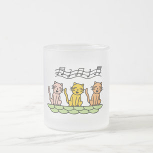 Tasse Givré Chats de chant T-shirts et cadeaux