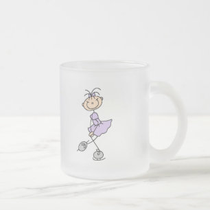 Tasse Givré Chemise en lilas pour patineuse artistique Tshirts