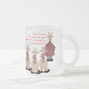 Tasse Givré Chemise Père Noël Reindeer