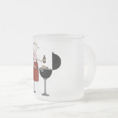 Tasse Givré Chemises et cadeaux Barbecue de vache (Devant droit)
