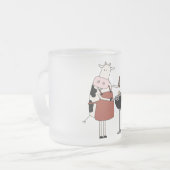 Tasse Givré Chemises et cadeaux Barbecue de vache (Devant gauche)