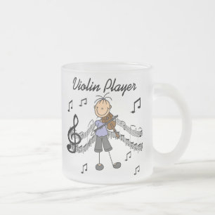 Tasse Givré Chemises et Cadeaux pour Joueuse de Violon en Bâto