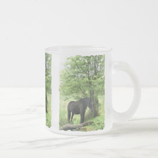 TASSE GIVRÉ CHEVAUX (Droit)