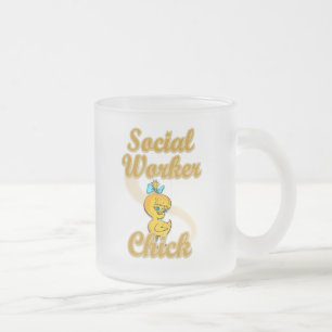 Tasse Givré Chick de travailleur social