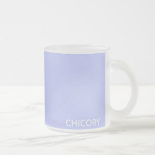 Tasse Givré Chicorée Nom de couleur bleu Fleur