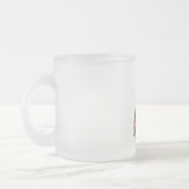 Tasse Givré Chien Taureau brun et blanc tendance (Gauche)