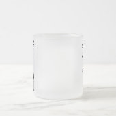 Tasse Givré Chiffre chef de bâton avec la poche (Centre)