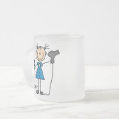 Tasse Givré Chiffre de bâton de coiffeur (Devant gauche)