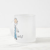 Tasse Givré Chiffre de bâton de dentiste (Devant gauche)