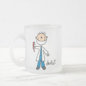 Tasse Givré Chiffre de bâton de dentiste (Gauche)