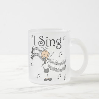 Tasse Givré Chiffre fille de bâton je chante le T-shirts et
