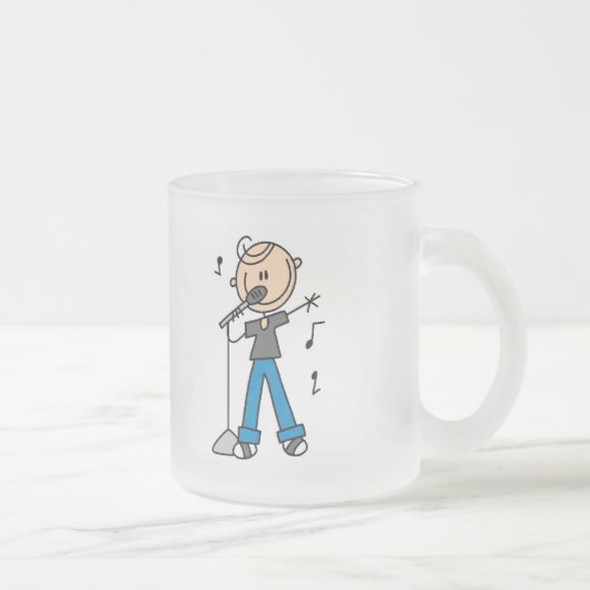 Tasse Givré chiffre masculin T-shirts et cadeaux de bâton de (Droit)