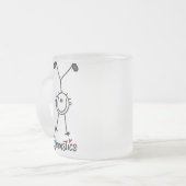 Tasse Givré Chiffre simple gymnaste de bâton (Devant gauche)