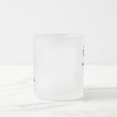 Tasse Givré Chiffre simple T-shirts et cadeaux de bâton (Centre)