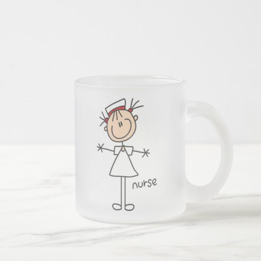 Tasse Givré Chiffre simple T-shirts et cadeaux de bâton (Droit)