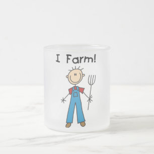 Tasse Givré Chiffre T-shirts et cadeaux de bâton d'agriculteur