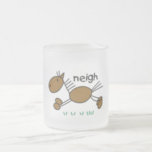 Tasse Givré Chiffre T-shirts et cadeaux de bâton de cheval