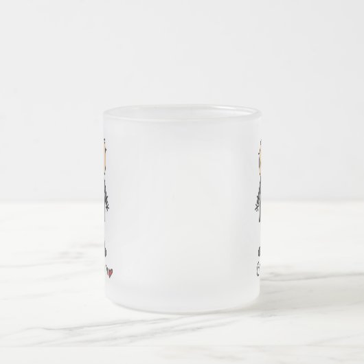 Tasse Givré Chiffre T-shirts et cadeaux de bâton de marié (Centre)