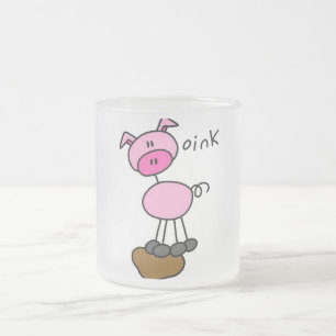 Tasse Givré Chiffre T-shirts et cadeaux de bâton de porc
