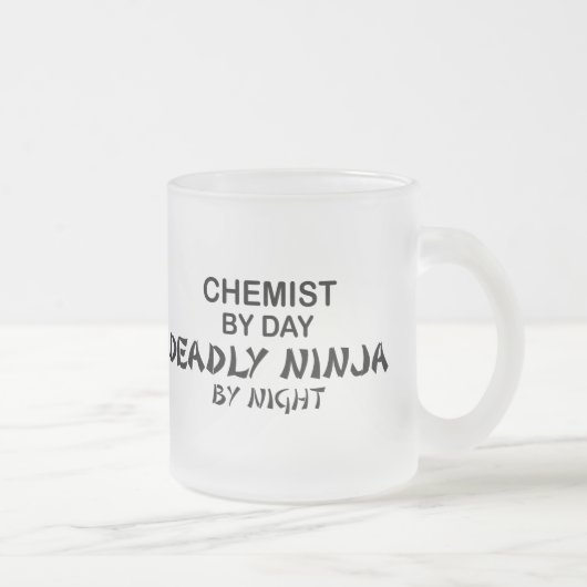 Tasse Givré Chimiste Ninja mortel par nuit (Droit)