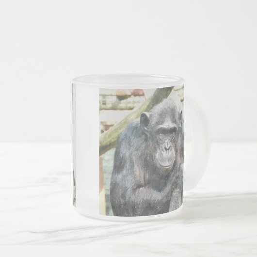 TASSE GIVRÉ CHIMPANZÉS CUITS (Devant droit)