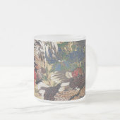 Tasse Givré Chinois Rooster Nouvel An 2017 Japonais verre d'ar (Devant droit)