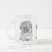 Tasse Givré Chiots Pékinois (Gauche)