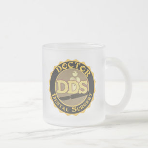TASSE GIVRÉ CHIRURGIE DENTAIRE DE DOCTEUR OF DE LOGO D'INSIGNE