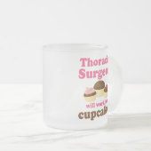 Tasse Givré Chirurgien thoracique drôle (Devant droit)