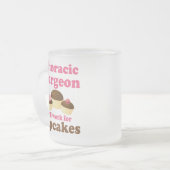 Tasse Givré Chirurgien thoracique drôle (Devant gauche)