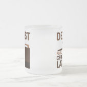 Tasse Givré Chocolat de cadeau de dentiste (Centre)