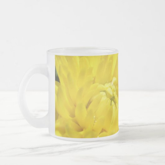 Tasse Givré Chrysanthème jaune (Gauche)