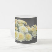 Tasse Givré Chrysanthèmes citron meringue (Devant gauche)