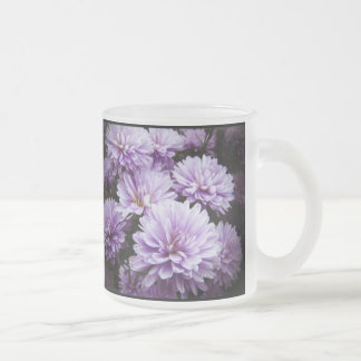 Tasse Givré Chrysanthèmes de brume pourpre