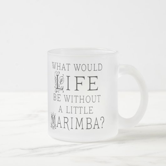 Tasse Givré Citation drôle de musique de Marimba (Droit)