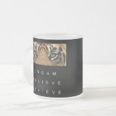 Tasse Givré Citation Motivationnelle Noir Et Blanc Moderne (Devant gauche)
