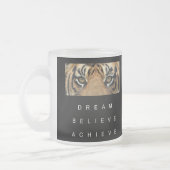 Tasse Givré Citation Motivationnelle Noir Et Blanc Moderne (Gauche)