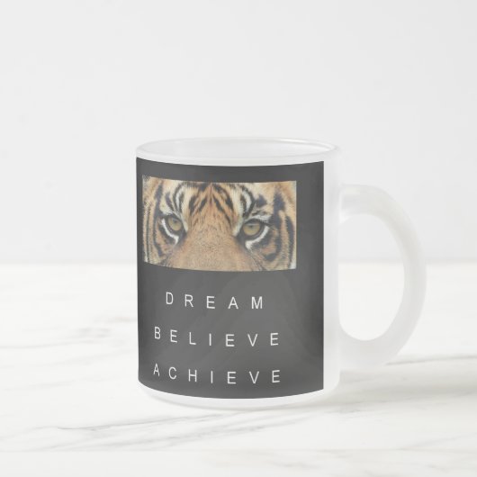 Tasse Givré Citation Motivationnelle Noir Et Blanc Moderne (Droit)