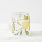 Tasse Givré citrons aquarelle 17 (Devant gauche)