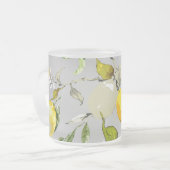 Tasse Givré citrons aquarelle 18 (Devant gauche)
