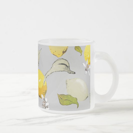 Tasse Givré citrons aquarelle 18 (Droit)