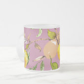 Tasse Givré citrons aquarelle 24 (Devant gauche)