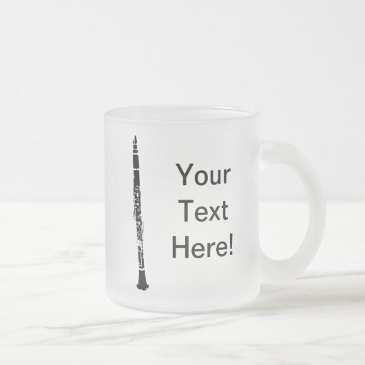 Tasse Givré Clarinet personnalisé (Droit)